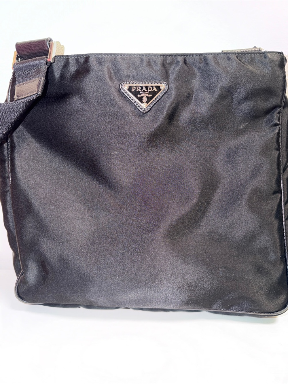 Prada Black Nylon Crossbody Messenger Bag - Picture 5 of 5